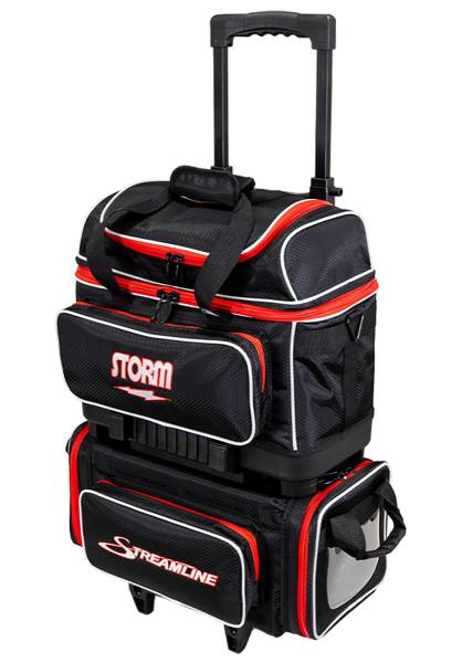 Storm Streamline 4 Ball Roller Hex Black/Red